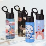 genZ Stylin Stylish Personalized with custom Photo Name Aluminium Customized Sipper Sports Water Bottle, Personalized Gifts for Boyfriend, New Year Corporate Gifts for Employees...